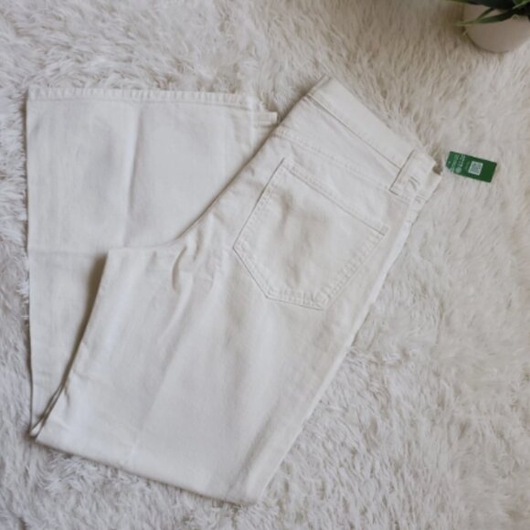 GAP High Rise Wide Leg Relaxed Jeans Off White 100% Cotton 31/12 LONG NWT RT$70 - Picture 8 of 9